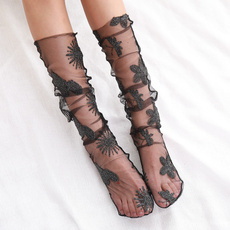 Heart, Flowers, Lace, chiffon