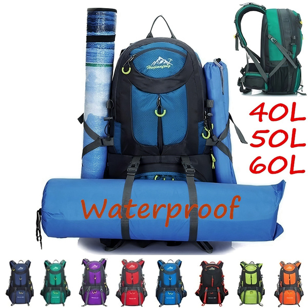 40L Waterproof Outdoor Sport Hiking Camping Travel Backpack Daypack Rucksack 