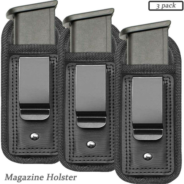 3Pack Universal Magazine Holster IWB ClipHandgun Ammo Gun Ammunition