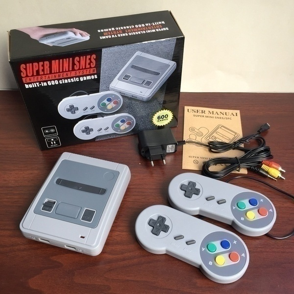 2 Handle Console High Quality Mini SNES TV Game Console Classic SFC