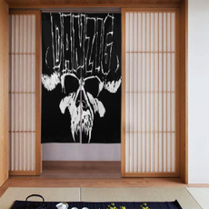 Home Decor, skull, japanesenorendoorwaycurtain, Japanese