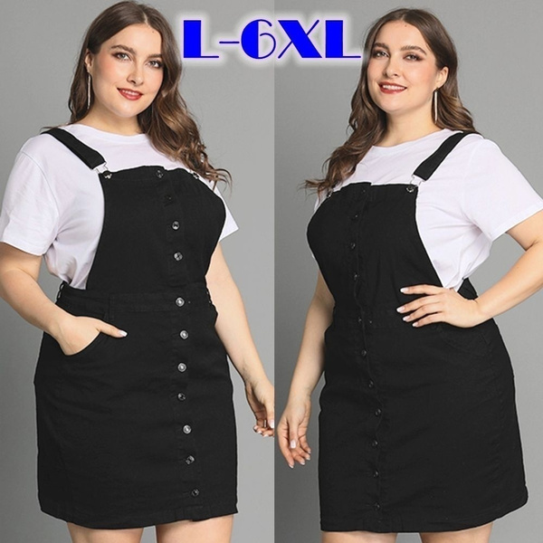 Bib overall dress plus clearance size