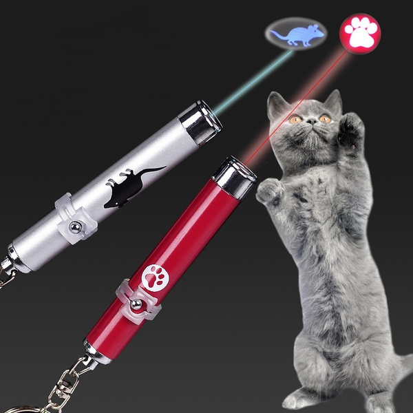 ZDYS Cat Chasing Light Point Pen Red Portable Funny Pet Cat Infrared Interactive Chase Bright Animation Light Pointer