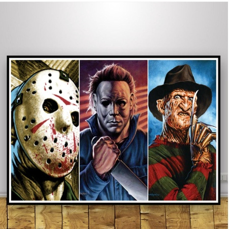 Freddy Krueger Canvas offers Horror Art Print 11X14