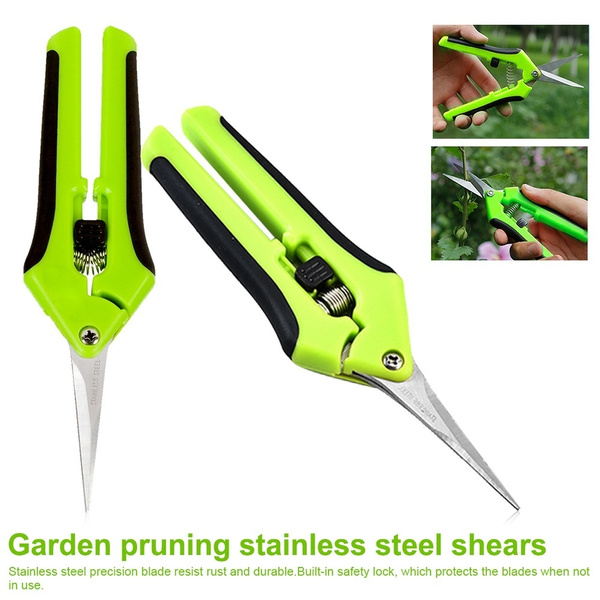 Gardening Shear Hand Tool with Safety Lock Garden Scissors Garden