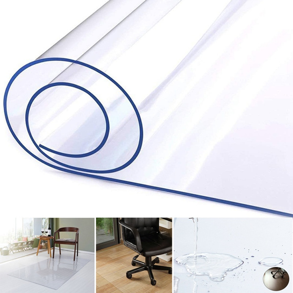 Protection Floor Mat PVC Transparent Desk Rolling Chair Carpet ...