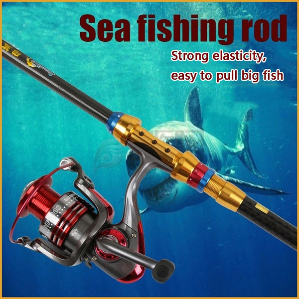 Fishing Rod 1.8M-3.6M High Carbon Rock Fishing Rod Sea Rod Short Section  Long Shot Rod Mini Throwing Rod Pocket Small Sea Rod Surfing Rotating Rod