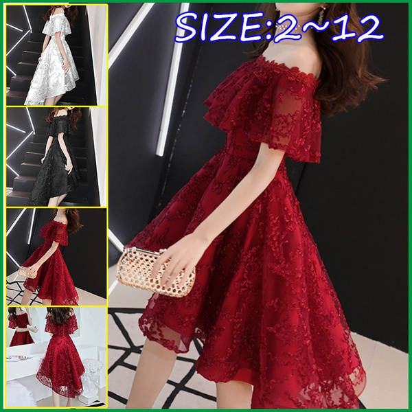 Prom Dresses Red Black White 