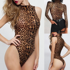 bodycon jumpsuits, Fashion, clubwear, leopard print
