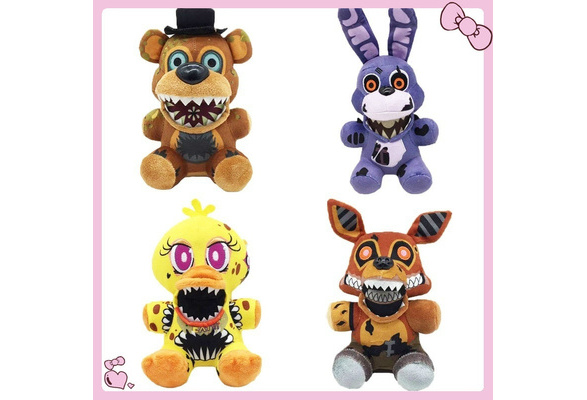 Five Nights At Freddy's 4 FNAF Freddy Bear foxy chica bonnie Plush Toy –  fnafshop