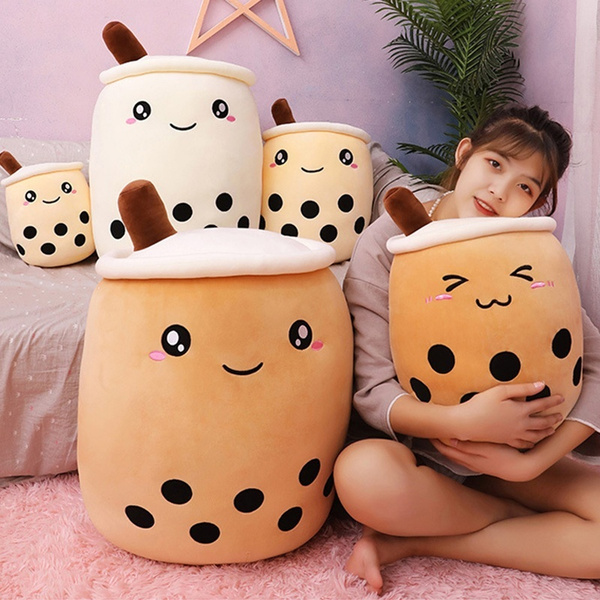 Bubble Tea Cup Plush Toy Pillow Stuffed 