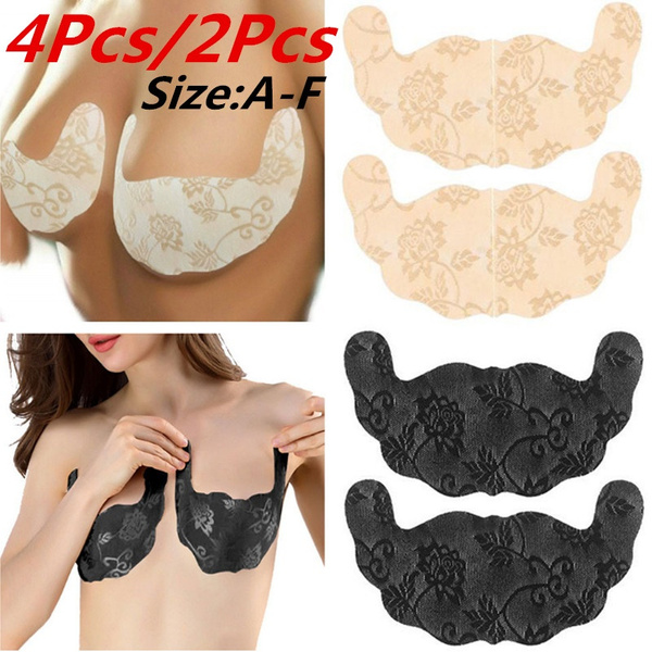 Women's Adhesive Push Up Pad Full Shape, Nude, No Size