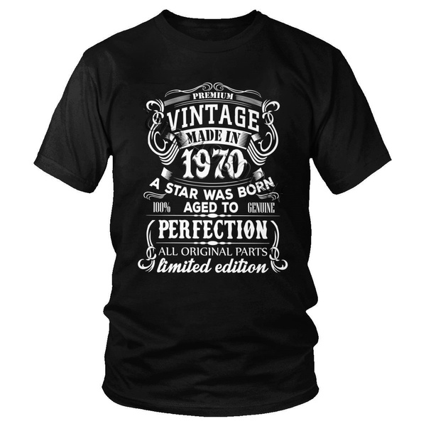 50th Birthday Gifts for Women Vintage Premium 1970 T-Shirt