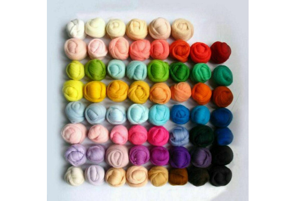 Xinhuaya Clearance! 36 Color Handmade DIY Sewing Supplies Wool Felt Poke Material Bag - Starter Tool Kit,Wool Felt Tools with Foam Mat Included for Felted
