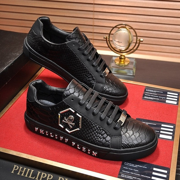 Philipp Plein Men's Leather Casual 
