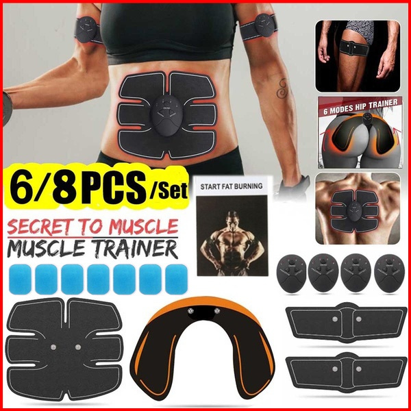 6 Modes EMS Hip Trainer Muscle Stimulator Massage Machine Abs