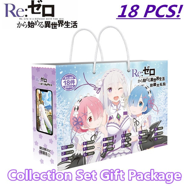 Hot Anime Re Life In A Different World From Zero S Poster Stickers Figures Post Card Etc Gift Package Collection Set Wish