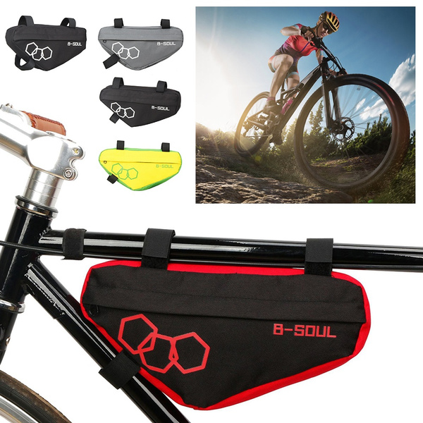 Bike Bicycle Cycling Bag Front Tube Frame Phone Triangle Waterproof Bicycle Bags
