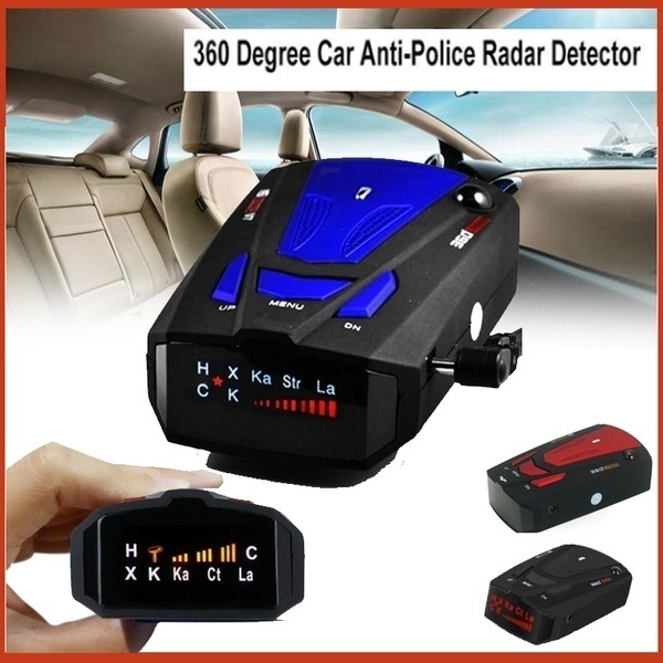 Full Band 360° Cobra Car GPS Speed Radar Detectors Voice Alert Laser Anti-Police
