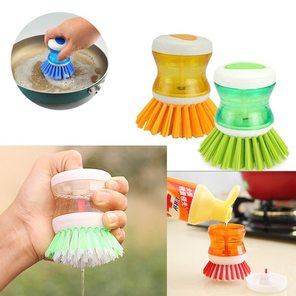 Kitchen Gadgets Hydraulic Dish Brush Pot Clean Brush Washing Up