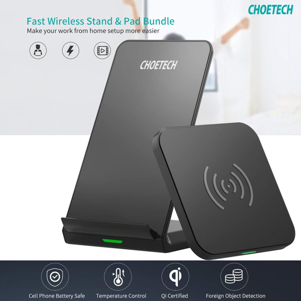 choetech fast wireless charging stand