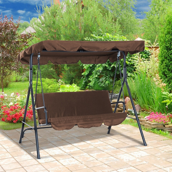 Patio Swing Cover Set Waterproof Canopy Seat Top For Garden Wish - Patio Swing Bench Cover Patio Swing Cover Set Waterproof Canopy Seat Top For Garden Wish - Patio Swing Bench Cover