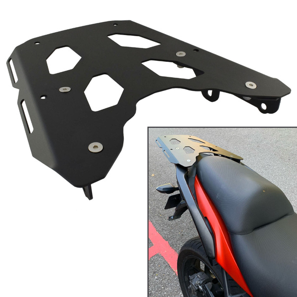 Furnace fødselsdag grill Motorcycle Parts Black CNC Aluminium Rear Carrier Luggage Rest Rack Top Case  Support Bracket Holder For KAWASAKI Versys 650 KLE650 ABS LT LE650E 2015  2016 2017 2018 2019 2020 2021 | Wish