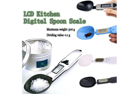 500g/0.1g Electronic LCD Digital Spoon Weight Scale Gram Kitchen & Lab Scale