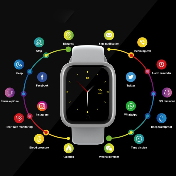 2020 Smart Watch Men Smart Watches Women Smart Watch Android Reloj Inteligente Reloj Inteligente Mujer Iwo GT1