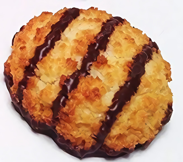 Poppies Belgium Gluten Free Chocolate Flavored Coconut Macaroon Single 