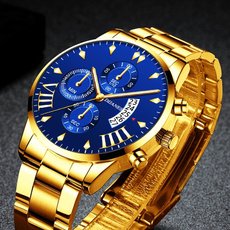 Fashion, gold, Watch, Stainless Steel