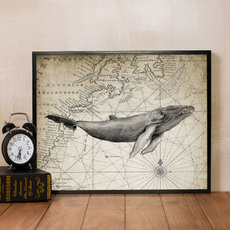 whalecanvaspainting, art, whalepicture, nauticalwallart
