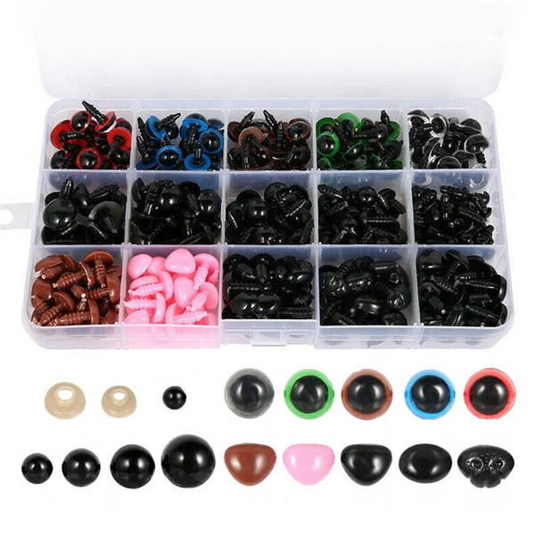 560PCS 6-14mm Plastic Crafts Safety Eyes For Teddy Bear Doll Eyes