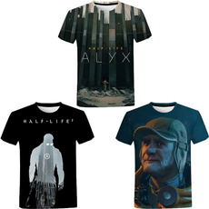 halflife, Funny T Shirt, Graphic T-Shirt, Casual T-Shirt