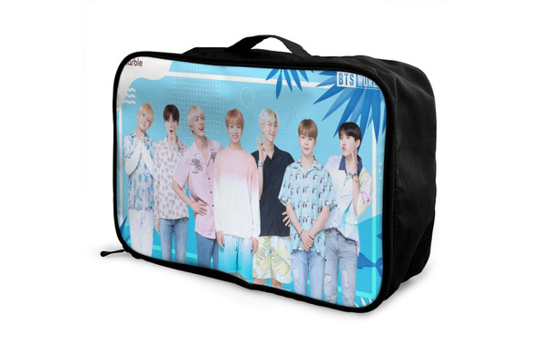 bts luggage bag