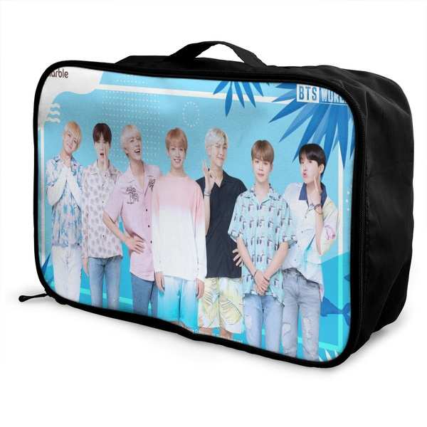 Bts discount luggage bag