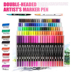 brush pen ink, art, markerspen, brushpen