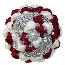 Bridesmaid, DIAMOND, Jewelry, holdingflower