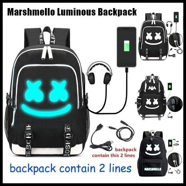 Marshmello Backpack Classic Celebrity Backpack | marshmellomerch.shop