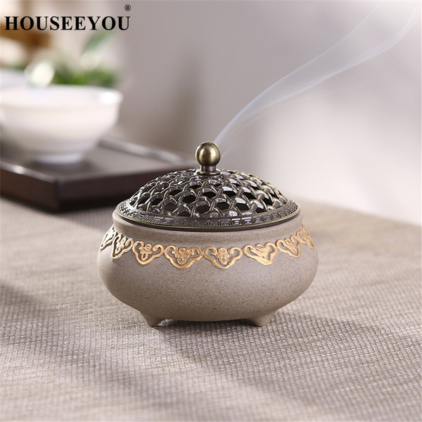Generic Ceramic Mosquito Repellent Incense Burner Coil Aroma Censer