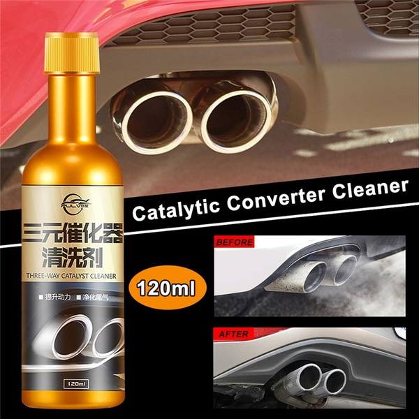 120ml Engine Catalytic Converter Cleaner Boost Up Vehicle Multipurpose Deep  Cleaning