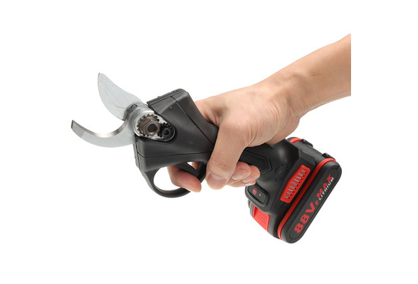 Details about   88V Cordless Electric Pruning Shears Li-ion Secateur Branch Cutter US AV 