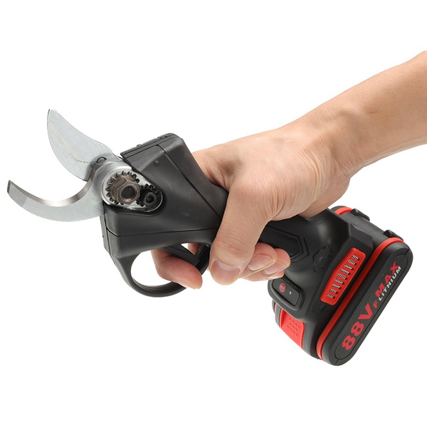 Electric Professional Cordless Pruning Shears Garden Secateur Branch Cutter Tool 