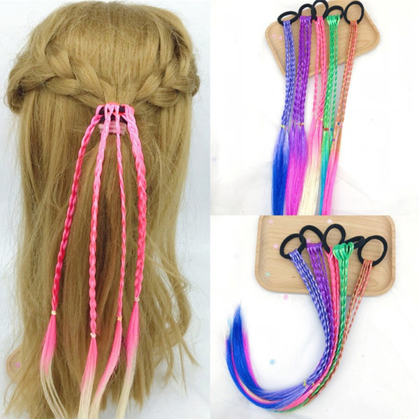 2pcs Headband Girls Twist Braid Rope Simple Rubber Band Hair Accessories Hot P3 
