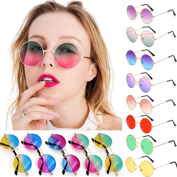 Round Glasses Cyber Goggles Vintage Retro Style Man or Women's Sunglas –  ShowTime Collection