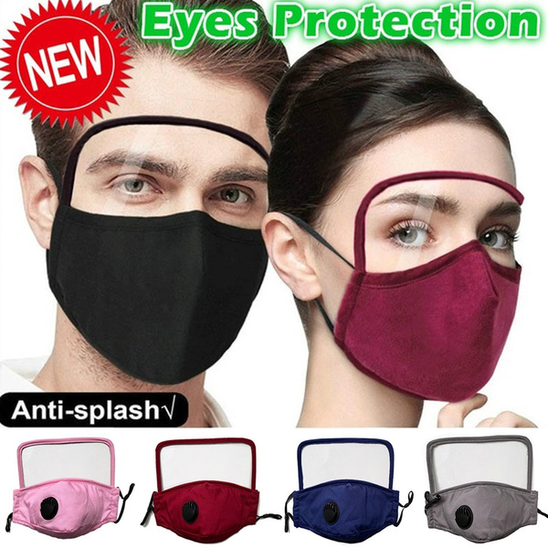 Outdoor Clear Face Cover Mouth Shield Anti-fog Dust Visor Eye Protection 