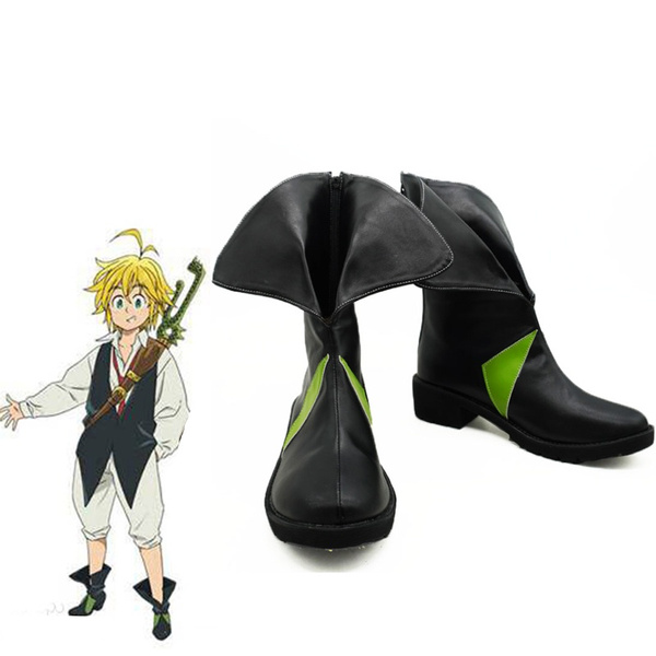 Busou Shinki Hina Black Cosplay Shoes Boots