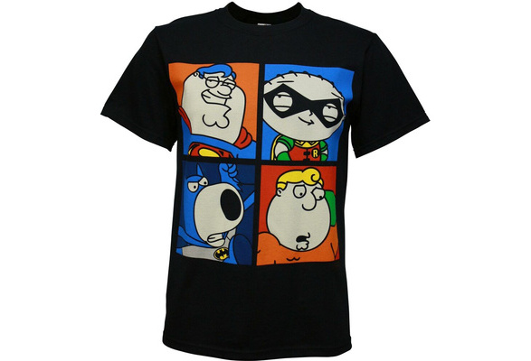 Family Guy Four Square Pop Art T-Shirt 