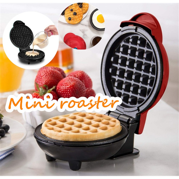 Mini Waffle Iron Machine Waffle Maker Household Electric Cake for Hash  Browns and Other Carry-on Breakfast, Lunch or Snacks