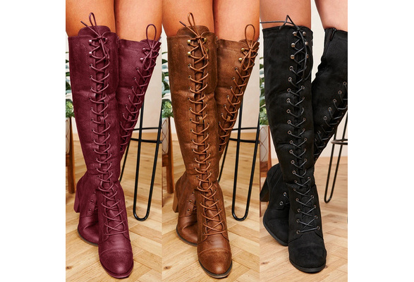 Wish knee high store boots